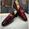 Store Vinci Leather Shoes Vinci Leather The Pontalto Leather Shoe Bit Loafer (11613) Burgundy