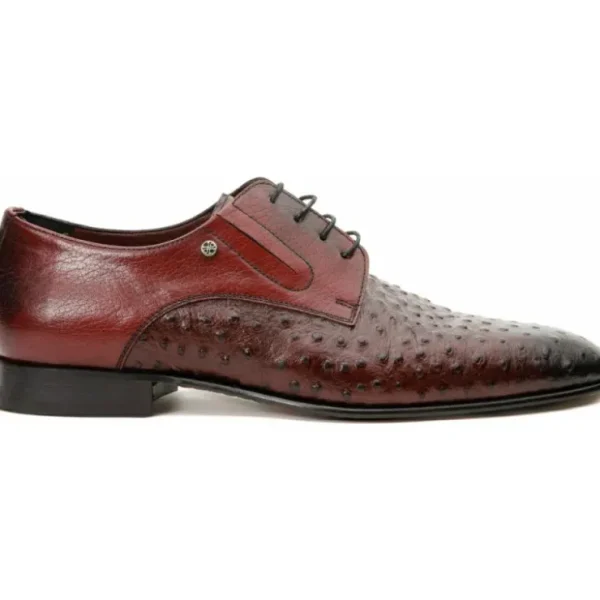 New Vinci Leather Shoes Vinci Leather The Porto Alegre Leather Derby Shoe (10769) Burgundy