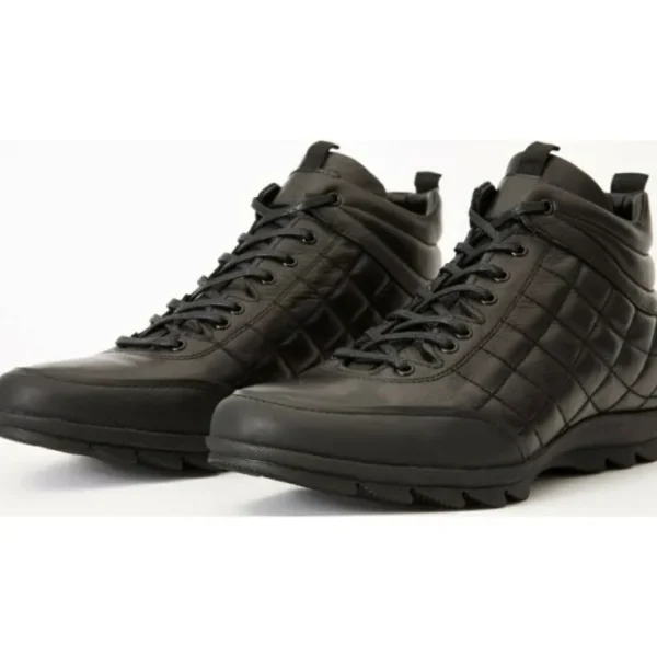 vinci_leather_the_riga_bl_1.webp Outlet Vinci Leather Shoes Vinci Leather The Riga Suede Leather Casual Lace-up Boot (14138 S-9) Black