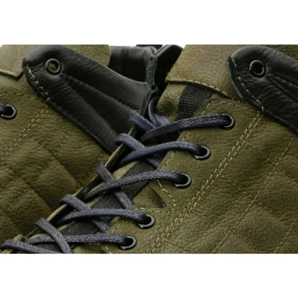 Discount Vinci Leather Shoes Vinci Leather The Riga Suede Leather Casual Lace-up Boot (14138 H-8) Green