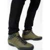 Discount Vinci Leather Shoes Vinci Leather The Riga Suede Leather Casual Lace-up Boot (14138 H-8) Green