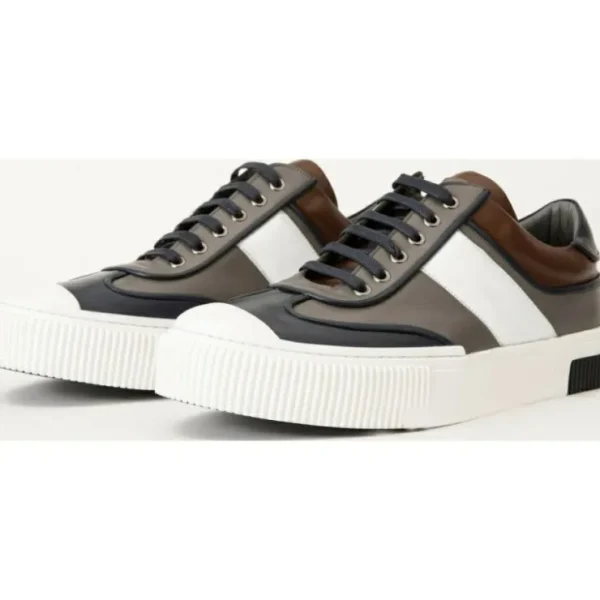 vinci_leather_the_rom_mul_1.webp Clearance Vinci Leather Shoes Vinci Leather The Rom Leather Sneaker (D-2168) Multicolor