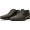 Clearance Vinci Leather Shoes Vinci Leather The Roma Leather Wingtip Oxford Shoe (10724) Black