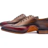 Best Sale Vinci Leather Shoes Vinci Leather The Royal Hand Craft Wingtip Oxford Shoe (E-005) Burgundy