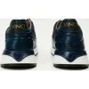 Best Sale Vinci Leather Shoes Vinci Leather The Savamala Dark Blue Leather Sneaker (18618 L-1) DarkBlue