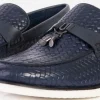 Shop Vinci Leather Shoes Vinci Leather The Sperry Leather Tassel Loafer Blue