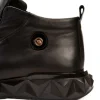 Fashion Vinci Leather Shoes Vinci Leather The Vertex Leather Sneaker Black