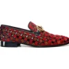 Cheap Vinci Leather Shoes Vinci Leather The Vicino Shoe Bit Dress Loafer Limited Edition (11621-1) Burgundy