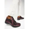 Clearance Vinci Leather Shoes Vinci Leather The Zona Leather Sneaker (15123) Burgundy