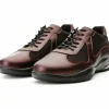 Clearance Vinci Leather Shoes Vinci Leather The Zona Leather Sneaker (15123) Burgundy