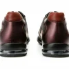 Clearance Vinci Leather Shoes Vinci Leather The Zona Leather Sneaker (15123) Burgundy