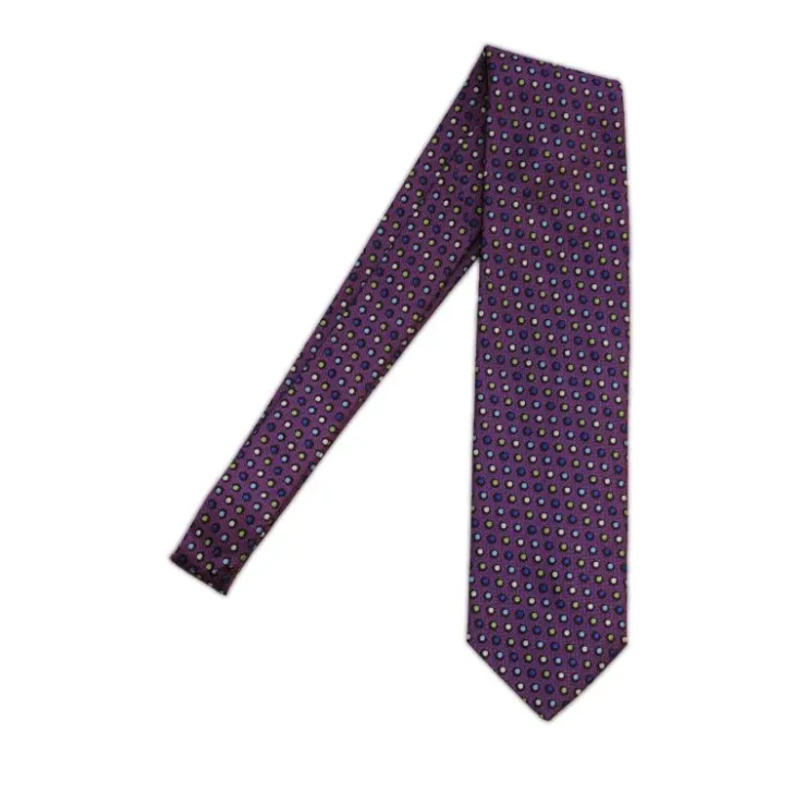 Shop Volare Collection Silk Dotted Tie Multi