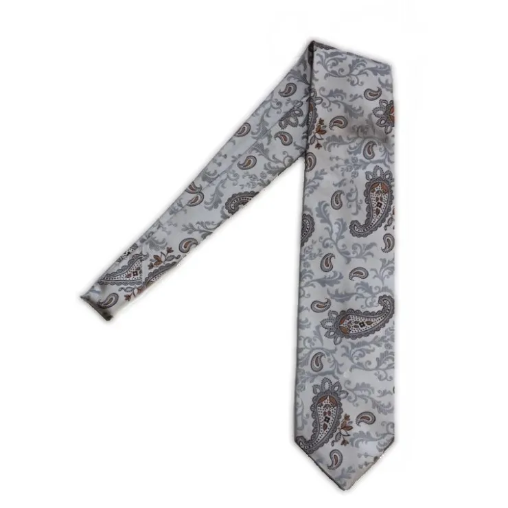 Hot Volare Collection Silk Paisley Tie Multi