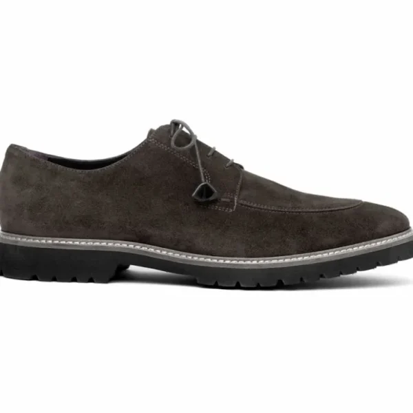 Sale Zelli Campo Suede Goatskin Lace-up Shoes (26-220-GRY) Grey