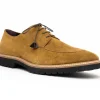 Hot Zelli Campo Suede Goatskin Lace-up Shoes (26-220-TAB) Tobacco