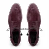 Cheap Zelli Campo Suede Goatskin Lace-up Shoes (26-220-BDX) Bordeaux