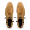 Hot Zelli Campo Suede Goatskin Lace-up Shoes (26-220-TAB) Tobacco