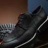 Shop Zelli Campo Suede Goatskin / Wax Lace-up Shoes (26-224-BLK) Black