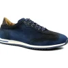 Online Zelli Costa Suede & Crocodile Sneakers (66-200-NVY) Navy