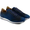 Online Zelli Costa Suede & Crocodile Sneakers (66-200-NVY) Navy