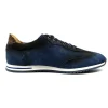 Online Zelli Costa Suede & Crocodile Sneakers (66-200-NVY) Navy