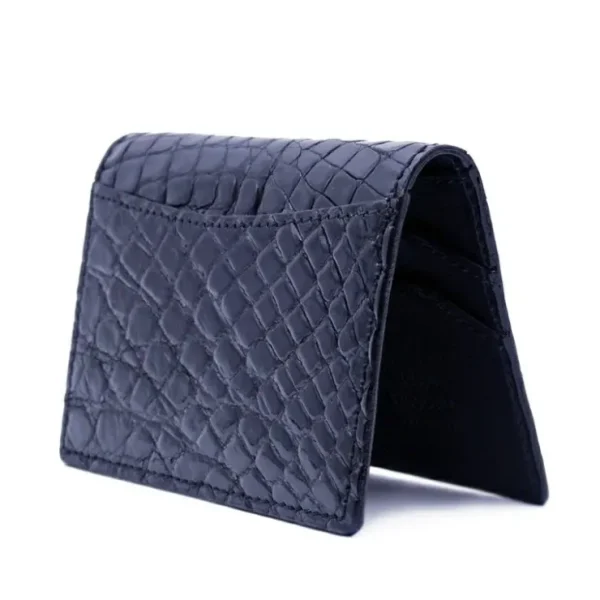 Discount Zelli Crocodile Card Case Black