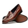 Cheap Zelli Franco Calfskin Hand Painted Tassel Loafers (15-586-CGN) Cognac