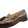 Discount Zelli Franco Calfskin Tassel Loafers (15-584-CRM) Caramel