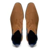 Online Zelli Gianna Suede Chelsea Boots Cognac / Navy (46-210-CGN)