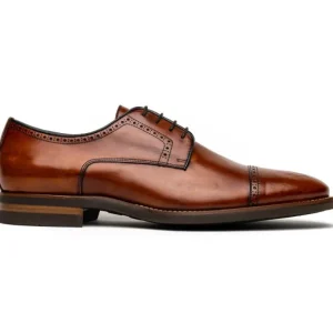 Best Zelli Giovanni Cap Toe Brogues (25-548-CGN) Cognac