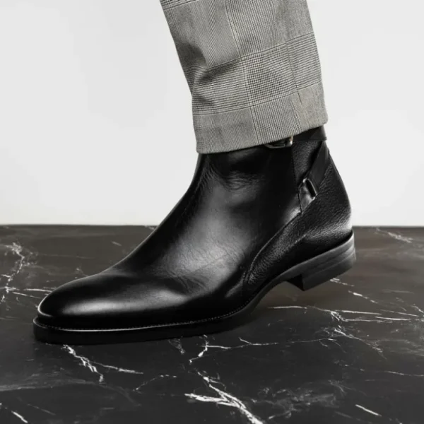 Flash Sale Zelli Jodphur Italian Calfskin Boot (46-600-BLK) Black