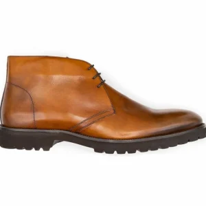 Store Zelli Marco Calfskin Chukka Boots (45-560-SCH) Scotch