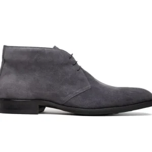 Outlet Zelli Marco Italian Suede Chukka Boots (46-592-GRY) Grey