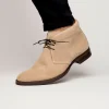 Fashion Zelli Marco Italian Suede Chukka Boots (46-592-SND) Sand