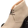 Fashion Zelli Marco Italian Suede Chukka Boots (46-592-SND) Sand