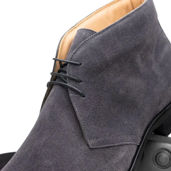 Outlet Zelli Marco Italian Suede Chukka Boots (46-592-GRY) Grey