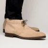 Fashion Zelli Marco Italian Suede Chukka Boots (46-592-SND) Sand