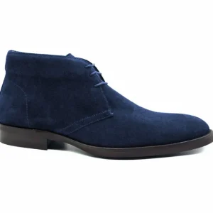 Discount Zelli Marco Suede Chukka Boots (46-592-NVY) Navy