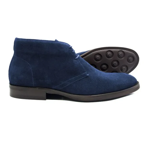 Discount Zelli Marco Suede Chukka Boots (46-592-NVY) Navy