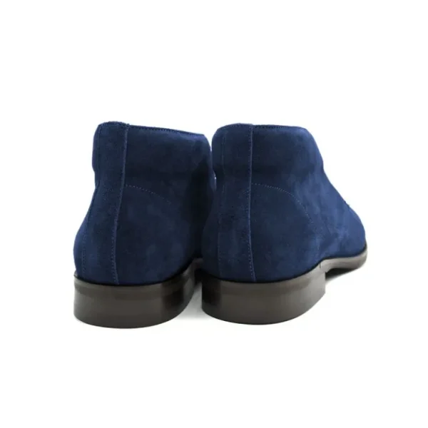 Discount Zelli Marco Suede Chukka Boots (46-592-NVY) Navy