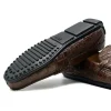 Discount Zelli Monza Caiman Crocodile Driving Loafers (31-103-CGN) Cognac