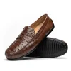 Flash Sale Zelli Monza Ostrich Quill Driving Loafers (33-100-BRN) Brown