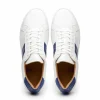 Outlet Zelli Olympias Calf & Crocodile Sneakers White / Navy (61-101-NVY) White/Navy