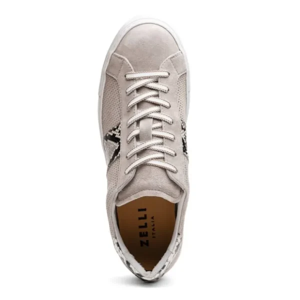 zelli_olympias_python_amp_3.webp Outlet Zelli Olympias Python & Sueded Goatskin Sneakers (66-100-GRY) Grey