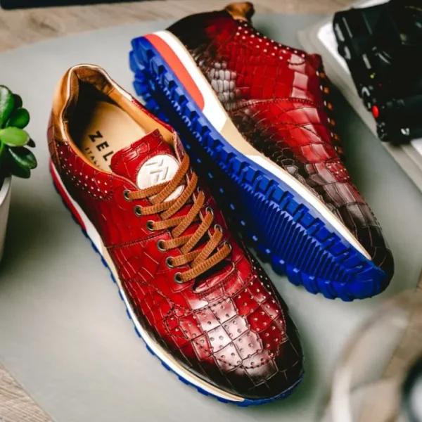 Discount Zelli Rocco Sneakers (65-220-) Red