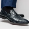 Flash Sale Zelli Roma Caiman Crocodile Loafers (11-201-NVY) Navy