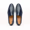 Flash Sale Zelli Roma Caiman Crocodile Loafers (11-201-NVY) Navy