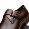 Hot Zelli Roman Monk Strap Shoes (55-506-CST) Chestnut