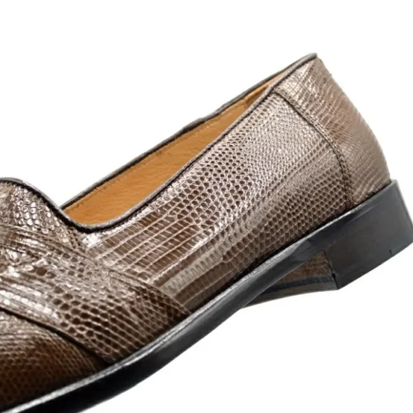 Best Zelli Rossi Genuine Lizard Slip-On (14-202-CGN) Cognac