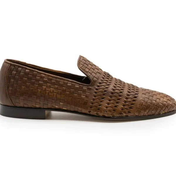 zelli_tess_calfskin_woven_0.webp Cheap Zelli Tess Calfskin Woven Loafers (15-620-BRN) Brown